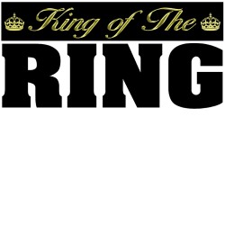 Mens Boxing King Of The Ring Regular Fitted Vest Top 