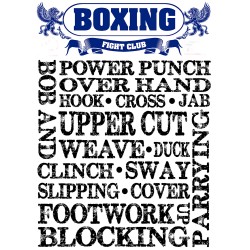 Mens Boxing Moves Regular Fitted Vest Top 