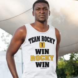 Mens Rocky Film Quote Win Rocky Win Regular Fitted Vest Top 