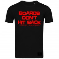 Boards Don't Hit Back Fitted T-Shirt