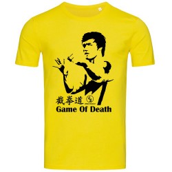 Bruce Lee Inspired Game Of Death Regular Fitted T-Shirt