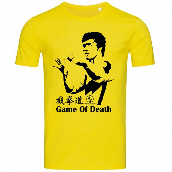 Bruce Lee Inspired Game Of Death Regular Fitted T-Shirt