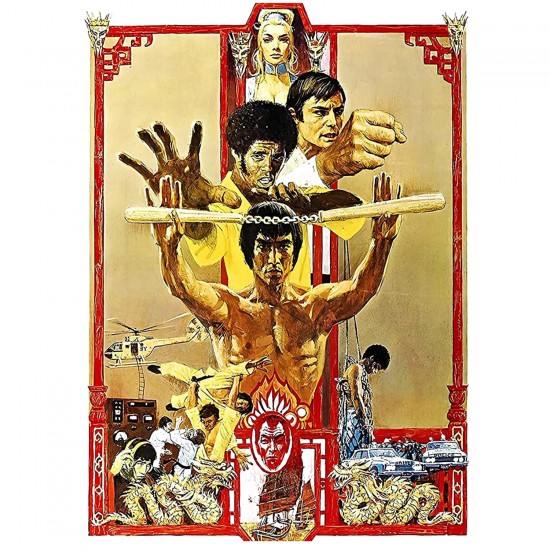 Mens Enter The Dragon Film Regular Fitted Vest Top 
