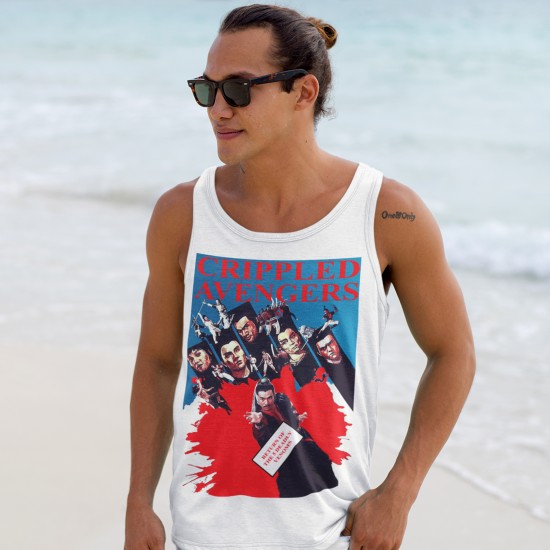 Mens Crippled Avengers Regular Fitted Vest Top 