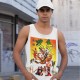 Mens The Masked Avengers Regular Fitted Vest Top 