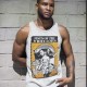 Mens Fist Of The White Lotus Film Regular Fitted Vest Top 