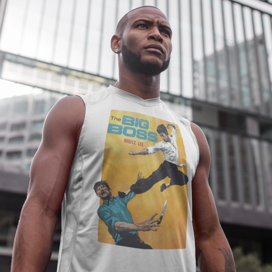 Mens The Big Boss Film Regular Fitted Vest Top 