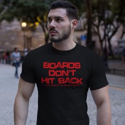 Boards Don't Hit Back Regular Fitted T-Shirt