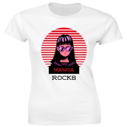 Manga Rocks Fitted T-Shirt