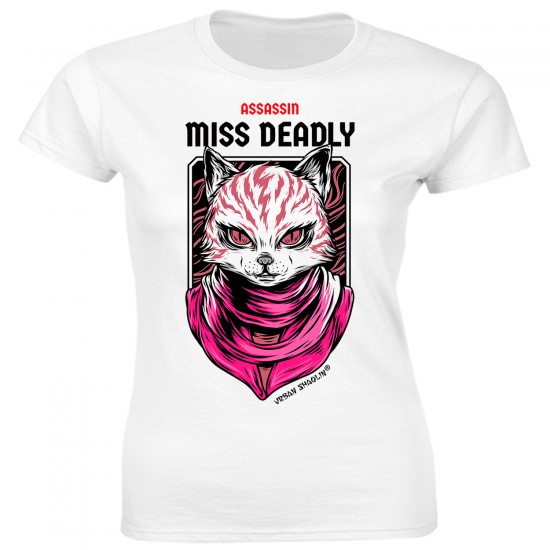 Assassin Miss Deadly Fitted T-Shirt