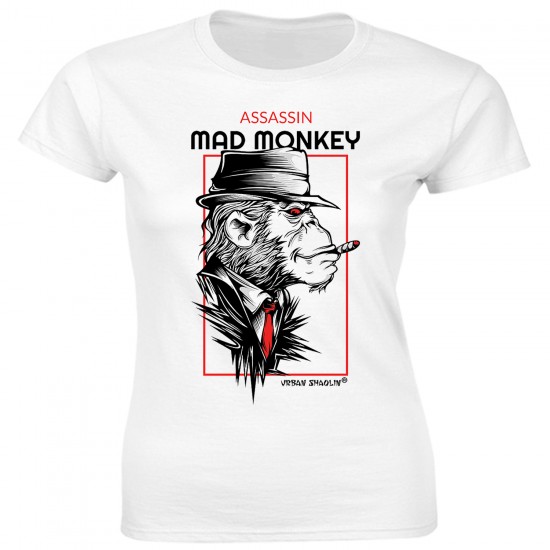 Assassin Mad Monkey Fitted T-Shirt