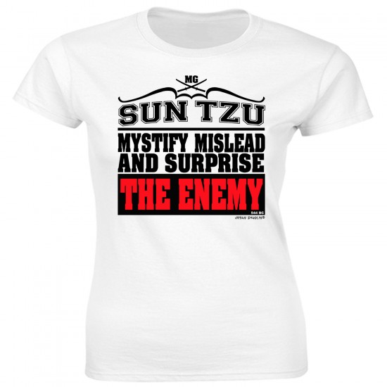 Sun Tzu Mystify Mislead Fitted T-Shirt