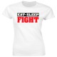 Eat Sleep Fight Fitted T-Shirt