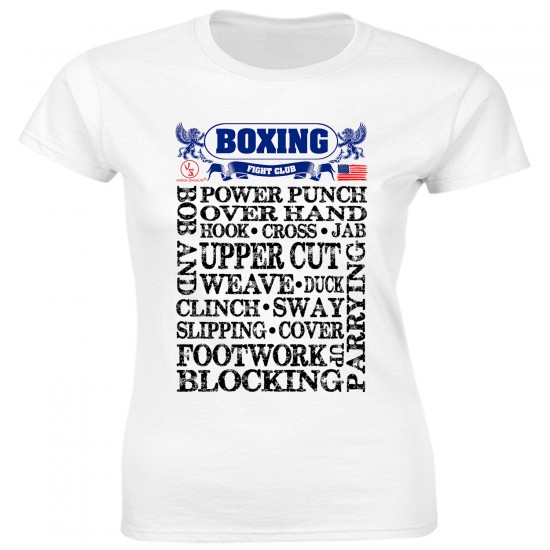 Boxing USA Fitted T-Shirt