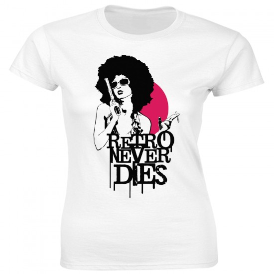 Retro Never Dies Fitted T-Shirt