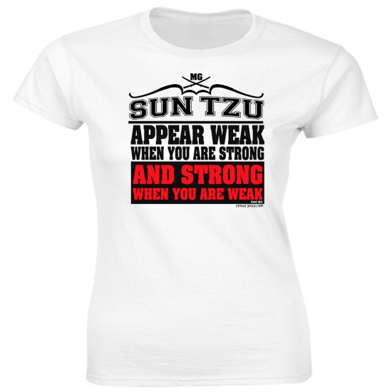 Sun Tzu Appear Weak Fitted T-Shirt