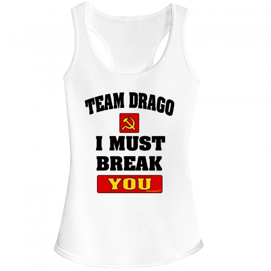 Rocky IV Drago Quote Fitted Vest Top 