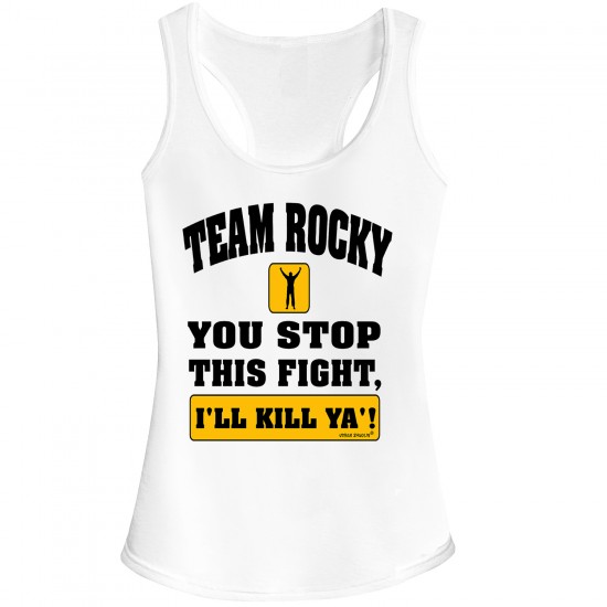 Rocky II Quote Fitted Vest Top  Vest Top 