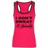 I don't Sweat I Sparkle Vest Top 